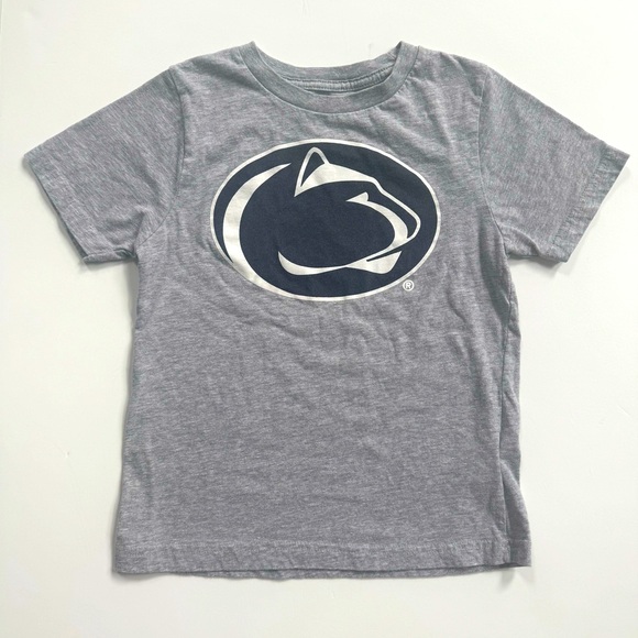 Pennsylvania State University Distressed Logo Unisex Youth T Shirt Size 7 - Picture 1 of 8